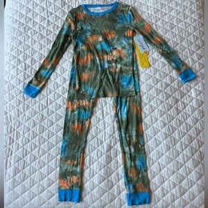 Cat & Jack Tie-Dye Pajama Set with Blue Trim